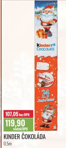 Ratio Kinder čokoláda nabídka