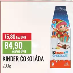 Ratio Kinder čokoláda nabídka