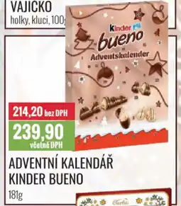 Ratio Adventní kalendář kinder bueno nabídka