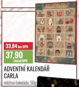 Ratio Adventní kalendář carla mléčná čokoláda nabídka