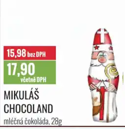 Ratio Mikuláš chocoland mléčná čokoláda nabídka