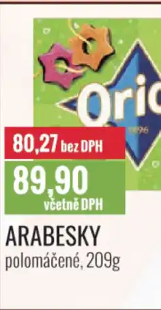 Ratio Arabesky polomáčené nabídka