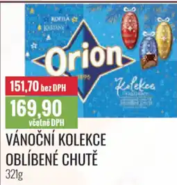Ratio Orion Vánoční kolekce oblíbené chutě nabídka