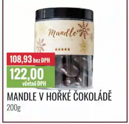 Ratio Mandle v hořké čokoládě nabídka