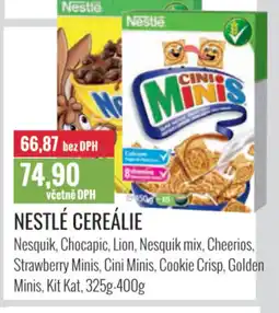 Ratio Nestlé cereálie nabídka