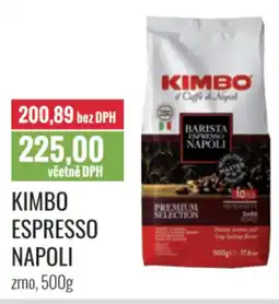 Ratio Kimbo espresso napoli zrno nabídka
