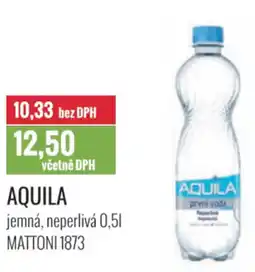 Ratio AQUILA jemná, neperlivá nabídka