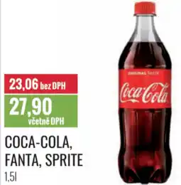 Ratio COCA-COLA, FANTA, SPRITE nabídka