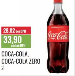 Ratio COCA-COLA, COCA-COLA ZERO nabídka