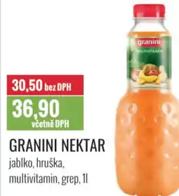 Ratio GRANINI NEKTAR jablko, hruška, multivitamin, grep nabídka