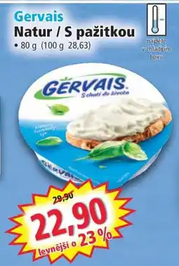 Norma Gervais Natur / S pažitkou nabídka