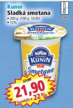 Norma Kunín Sladká smetana nabídka