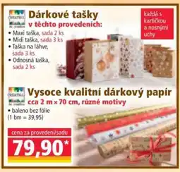 Norma Vysoce kvalitní dárkový papír nabídka