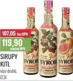 Ratio Sirupy kitl nabídka