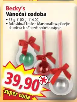 Norma Becky's Vánoční ozdoba nabídka