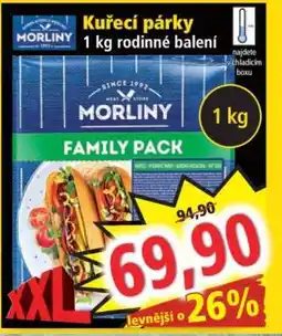 Norma Kuřecí párky nabídka