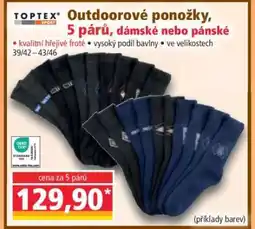 Norma Outdoorové ponožky, 5 párů, dámské nebo pánské nabídka