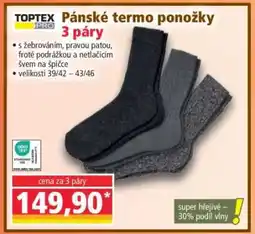 Norma Pánské termo ponožky 3 páry nabídka