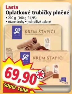 Norma Lasta Oplatkové trubičky plněné nabídka