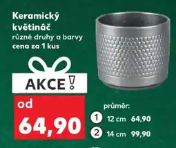 Kaufland Keramický květináč nabídka