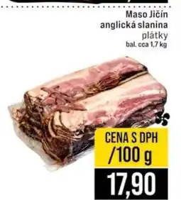 Jip Maso Jičín anglická slanina plátky nabídka