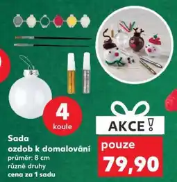 Kaufland Sada ozdob k domalování nabídka