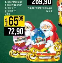 Jip Kinder Mikuláš s překvapením pro kluky nabídka