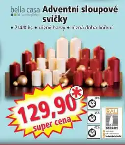 Norma Adventní sloupové svíčky nabídka