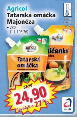 Norma Agricol Tatarská omáčka, Majonéza nabídka