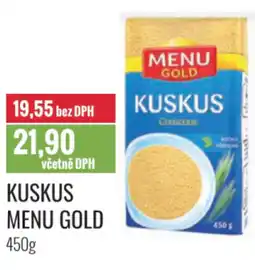 Ratio Kuskus menu gold nabídka