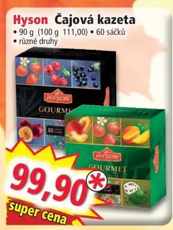 Norma Hyson Čajová kazeta nabídka