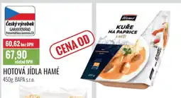 Ratio Hotová jídla hamé nabídka