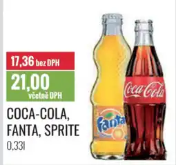 Ratio Coca-cola, fanta, sprite nabídka
