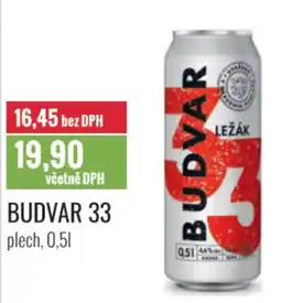 Ratio BUDVAR 33 nabídka