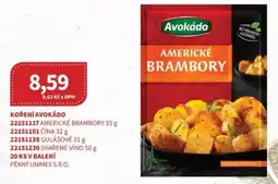 Kubík potraviny Koření avokádo nabídka