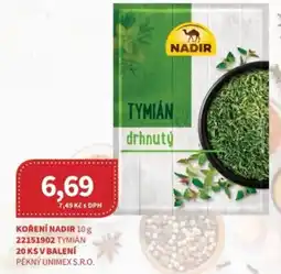 Kubík potraviny Koření nadir nabídka