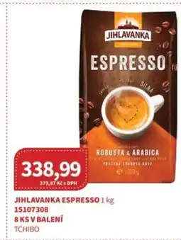 Kubík potraviny Jihlavanka espresso nabídka