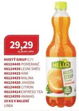 Kubík potraviny Hustý sirup nabídka