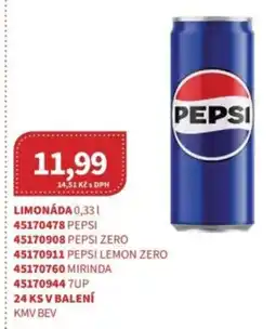 Kubík potraviny Limonáda pepsi nabídka