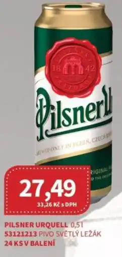 Kubík potraviny Pilsner urquell nabídka