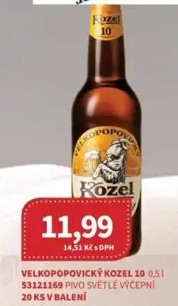 Kubík potraviny Velkopopovický kozel 10 nabídka