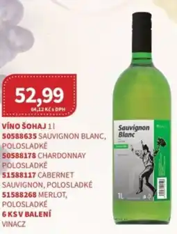 Kubík potraviny Víno šohaj nabídka
