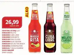 Kubík potraviny Cocktail le coq nabídka