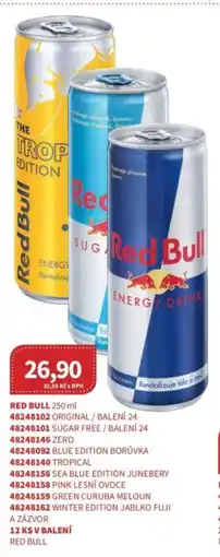 Kubík potraviny RED BULL nabídka