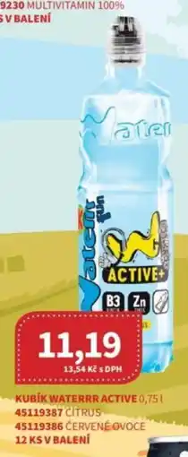 Kubík potraviny Kubík waterrr active nabídka