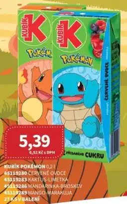 Kubík potraviny Kubík pokémon nabídka