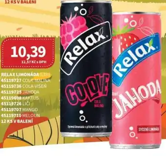 Kubík potraviny Relax limonáda nabídka