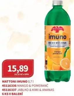 Kubík potraviny Mattoni imuno nabídka