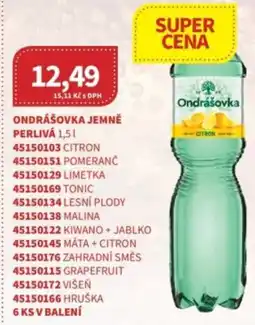 Kubík potraviny Ondrášovka jemně perlivá nabídka