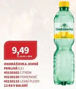 Kubík potraviny Ondrášovka jemně perlivá nabídka